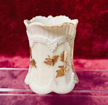 Load image into Gallery viewer, Antique Northwood Chrysanthemum Sprig Custard Glass Creamer Uranium Glow EAPG