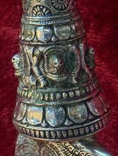 Load image into Gallery viewer, Large Thai Brahma Ritual Trident Dagger Sword Silver Tone 25” Heavy 6 lbs.
