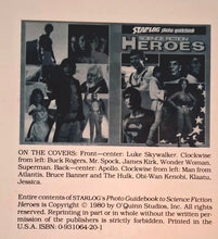 Load image into Gallery viewer, STARLOG Photo Guidebook Lot of 2 Science Fiction Heroes & Villains 1980 PB