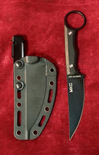 Load image into Gallery viewer, Montana Knife Company MKC Wargoat Fixed 3.75” Blade Ring Handle Knife Sheath