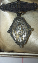 Load image into Gallery viewer, Pair Of Antique Catholic School, Or Parish Merit Awards For Punctuality