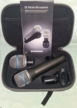 Load image into Gallery viewer, Samson CS Series Dynamic Microphone CS1 Vocal CS2 Instrument Capsules Case