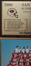 Load image into Gallery viewer, 1989 San Francisco 49ers Super Bowl XXIV Champions Wood Plaque Team Photo