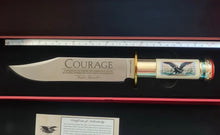 Load image into Gallery viewer, COURAGE - AMERICAN VIRTUES Bowie Knife Collection 12" w/ COA, Box, Limited Ed.
