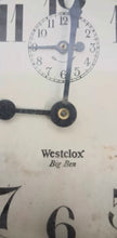 Load image into Gallery viewer, Vintage Westclox Big Ben Wind Up Alarm Clock Silver Metal Working Made in USA