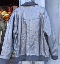 Load image into Gallery viewer, Heritage XXL Black Faux Leather Bomber Jacket Sherpa Lined Full Zip Men's