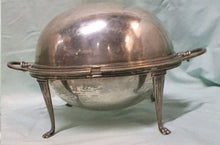 Load image into Gallery viewer, James Dixon & Sons of Sheffield, England Revolving Covered Breakfast Dish Warmer