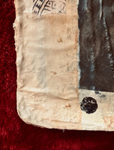 Load image into Gallery viewer, Original & Signed FRAN SKILES “Sitting Bird Series I” Mixed Media Collage 34x21