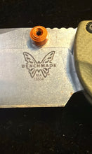 Load image into Gallery viewer, Benchmade 15534 Mini Taggedout Folding Blade Knife CPM-S45VN OD Green G10 Handle