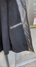 Load image into Gallery viewer, Heritage XXL Black Faux Leather Bomber Jacket Sherpa Lined Full Zip Men's