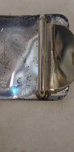 Load image into Gallery viewer, Vintage Sterling Silver Western Belt Buckle Hand Engraved Floral Scroll 3.25”