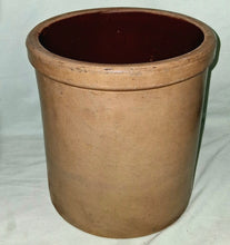 Load image into Gallery viewer, Antique Minnesota Stoneware Co Red Wing Crock Brown Glazed Interior Primitive