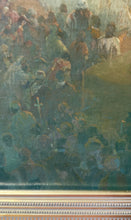 Load image into Gallery viewer, Original Colin Campbell Cooper Interior Church Nativity Bethlehem c1890 Painting