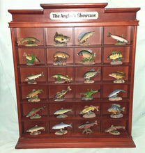 Load image into Gallery viewer, Danbury Mint The Angler's Showcase 24 North American Game Fish Figurines W/ Case