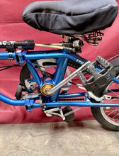 Load image into Gallery viewer, Dahon Classic III Vintage Folding Bike 3-Speed Blue W/ Accessories Including Bag