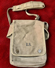 Load image into Gallery viewer, WW2 1942 M1936 US Army Military Map Dispatch Case Field Gear Equipment W/ Sling