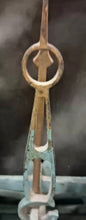 Load image into Gallery viewer, Vintage Balance Scale 5K Countertop Scale w/ Brass Pans Farmhouse