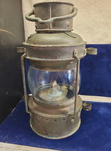 Load image into Gallery viewer, ANCHOR MASTHEAD Oil Lantern Handle Reflector Bubble Bow Glass Lamp!!