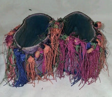 Load image into Gallery viewer, Antique Chinese Silk Embroidered Qing Dynasty Bound Lotus Shoes For Bound Feet