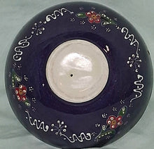 Load image into Gallery viewer, E24 Turkish Kutahya Style Hand Painted Floral Ceramic Bowl 7” Multicolor Pottery