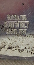Load image into Gallery viewer, Vintage Sterling Silver Western Belt Buckle Hand Engraved Floral Scroll 3.25”