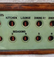 Load image into Gallery viewer, Antique BUTLER Call Box Bell Annunciator Servent 16 Rooms, Complete