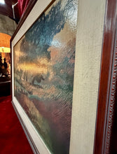 Load image into Gallery viewer, E5- Don Munz "Stream" Large Textured Canvas Transfer Print Framed Art 37x27