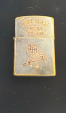 Load image into Gallery viewer, Vietnam 1968-69 Zippo Lighter PHU BAI Army Special Forces Green Beret Airborne