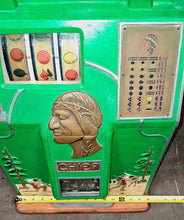 Load image into Gallery viewer, Vintage 1940s O.D. Jennings 5¢ Standard Chief Mechanical Slot Machine
