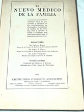 Load image into Gallery viewer, The New Family Doctor (Spanish Edition) El Nuevo Médico de la Familia 1925
