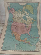 Load image into Gallery viewer, Antique 1890 Rand McNally & Co. Universal Atlas Of The World