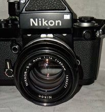 Load image into Gallery viewer, Nikon F2 Photomic Black 35mm Film Camera Nikkor-S.C Auto 50mm f/1.4 Case