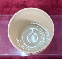 Load image into Gallery viewer, Antique Northwood Geneva Custard Glass Tumbler Uranium Glow Shell and Scroll