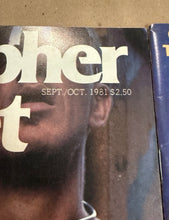 Load image into Gallery viewer, Lot of 2 Christopher Street-Magazine - Gay Interest 1981, Aug/Sept/Oct
