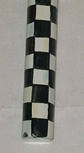 Load image into Gallery viewer, Mackenzie-Childs Courtly Check Stainless Steel Scoop Spoon Utensil Black White