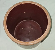 Load image into Gallery viewer, Antique Minnesota Stoneware Co Red Wing Crock Brown Glazed Interior Primitive