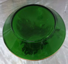 Load image into Gallery viewer, Bohemia Crystal Czech Emerald Green Gold Gilt Hookah Shisha Base 10.5" Handmade