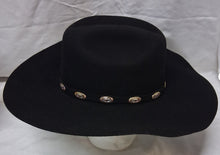 Load image into Gallery viewer, West Point 6X Black Cowboy Hat Size 7 1/4 (58) Buffalo Felt Western Hat USA