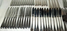 Load image into Gallery viewer, Christofle Perles Acier Flatware Set France 178 Pieces w Christofle Storage Case
