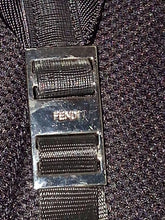 Load image into Gallery viewer, Fendi Bag Bugs Monster Backpack 7VZ012 Y4E Black Nylon Fur Mohawk Red Zip Italy