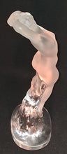Load image into Gallery viewer, Lalique Frosted Art Glass Nude Dancer With Raised Arms Figurine Signed 9.5" Tall