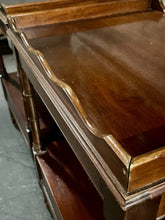Load image into Gallery viewer, Vintage PAIR of LEXINGTON Mahogany Side / Phone Tables Writing Slide & Drawer!!