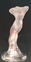 Load image into Gallery viewer, Lalique Frosted Art Glass Nude Dancer With Raised Arms Figurine Signed 9.5" Tall