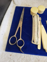 Load image into Gallery viewer, 18 Piece Victorian French Ivory~Celluloid Vanity Dresser Manicure Grooming Set
