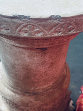 Load image into Gallery viewer, Pair of Large Heavy Vintage Drum Band Plaster Pedestals Column Bases, 40” H