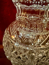 Load image into Gallery viewer, RARE Waterford Master Cutter Crystal Vase 13.25” Fan & Wedge New w/Box (Half)