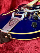 Load image into Gallery viewer, Ibanez Artcore AFS75T Hollowbody Electric Guitar Transparent Blue w/ Case Strap