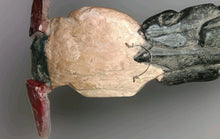 Load image into Gallery viewer, Vintage Unique Mexican Folk Art Mermaid Hand Carved Painted Wood Wall Art 38”