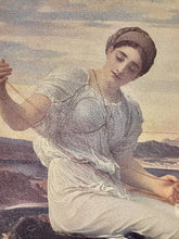 Load image into Gallery viewer, WINDING THE SKEIN by Lord Frederic Leighton 44x27 Canvas in Gold Ornate Frame