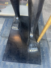 Load image into Gallery viewer, Pair Of Black & Gold Egyptian God Anubis 6 foot Statues